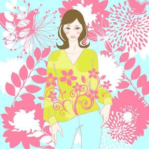 ST-Design (ST-Design)さんの女性誌やファッション誌の表紙に使えるような女性のイラストへの提案