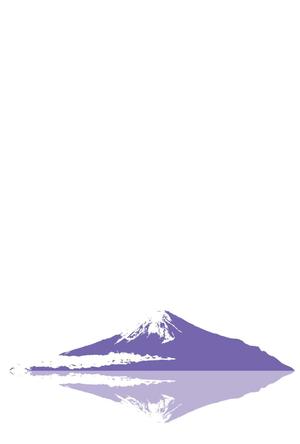 gaiti (gaiti)さんの喪中はがきのデザイン（日本の故郷 富士山をデザイン）への提案