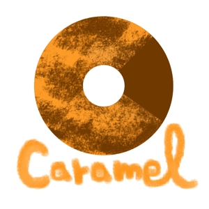 momomo (momomo)さんのシフォンケーキ専門店「シフォンケーキ専門店caramel」のロゴへの提案