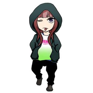 ハチスカ ()さんの2頭身の女の子キャラクターへの提案