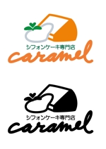 KR4 ()さんのシフォンケーキ専門店「シフォンケーキ専門店caramel」のロゴへの提案