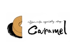 てがきや (tegakiya)さんのシフォンケーキ専門店「シフォンケーキ専門店caramel」のロゴへの提案