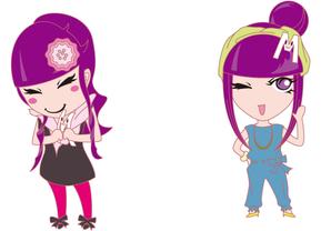 koz. (diamante_noir)さんの2頭身の女の子キャラクターへの提案