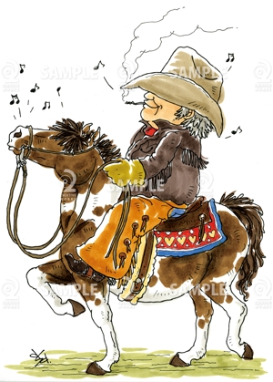 小野寺　朝 (asalllasa)さんのウエスタンな馬のイラストへの提案