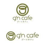 flamingo007 (flamingo007)さんのモーニングサービスと手拭い＋和雑貨やります！和モダンカフェ「  g'n cafe 」のロゴへの提案