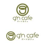 flamingo007 (flamingo007)さんのモーニングサービスと手拭い＋和雑貨やります！和モダンカフェ「  g'n cafe 」のロゴへの提案