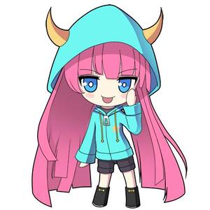 翡翠　瞳 ()さんの2頭身の女の子キャラクターへの提案