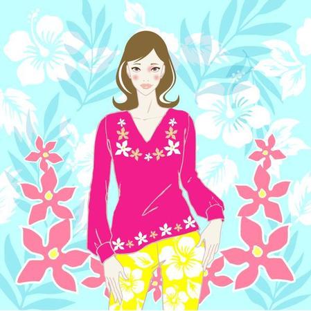 女性誌やファッション誌の表紙に使えるような女性のイラストの依頼 外注 イラスト制作の仕事 副業 クラウドソーシング ランサーズ Id