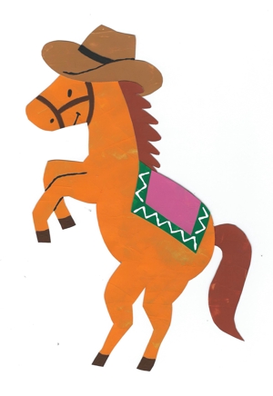 丸矢りな (lina_maruya)さんのウエスタンな馬のイラストへの提案