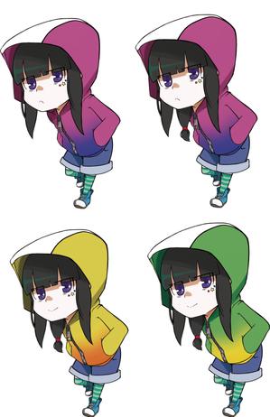 まる (MAL0301)さんの2頭身の女の子キャラクターへの提案