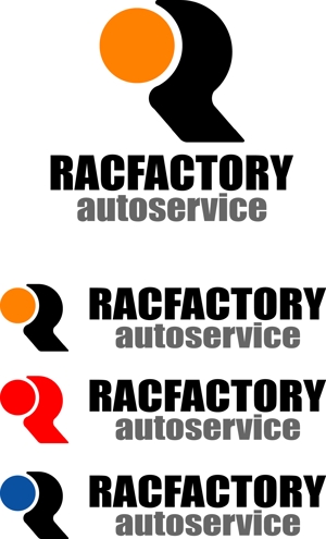 SUN DESIGN (keishi0016)さんの自動車修理メインの会社ロゴ 「auto servirce RAC FACTORY」への提案