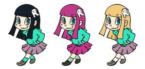 earlygirl (earlygirl)さんの2頭身の女の子キャラクターへの提案