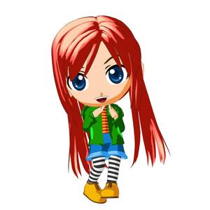 ３Ｄ大好き人間 (osamu725)さんの2頭身の女の子キャラクターへの提案