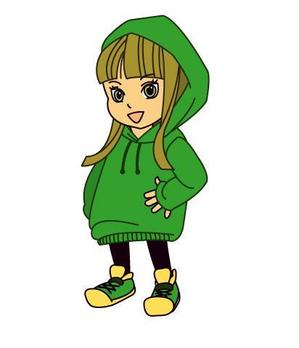 kikumeさんの2頭身の女の子キャラクターへの提案