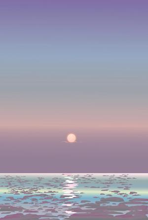 dytar ()さんの喪中はがきのデザイン（生命の環 知床の流氷をデザイン）への提案