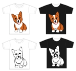 古山敏明 (Toshiaki)さんの愛犬家向け　【コーギー犬】のデザインTシャツへの提案