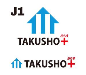 tsujimo (tsujimo)さんの不動産会社　札幌宅商の売主物件　「TAKUSHO+」のロゴへの提案