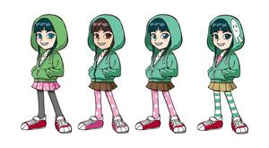 azumaya (azumayasan)さんの2頭身の女の子キャラクターへの提案