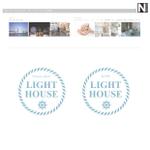 naomi:d (pai1985)さんの神戸のネイル、アイラッシュサロン「Light House」のロゴマークへの提案