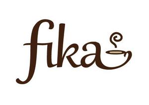 MIK (mik_00)さんの新会社「fika」（スウェーデン語で「おやつにする、コーヒーを飲むための休憩を取る」という意味）のロゴへの提案