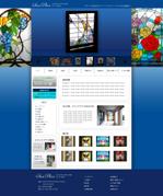 スワンデザイン ()さんの千葉県市川市のステンドグラス工房のホームページリニューアルデザイン（コーディング不要）への提案