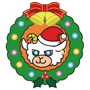 ebtenさんのロックテイストのある羊のイラスト（キャラクター）顔（頭）部分アップ希望への提案