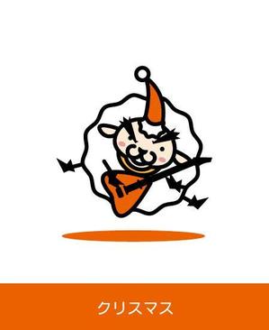 masato_illustrator (masato)さんのロックテイストのある羊のイラスト（キャラクター）顔（頭）部分アップ希望への提案