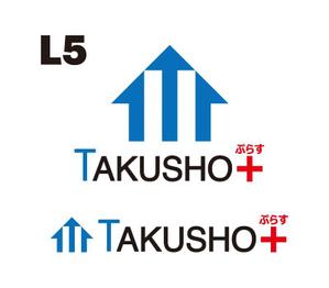 tsujimo (tsujimo)さんの不動産会社　札幌宅商の売主物件　「TAKUSHO+」のロゴへの提案