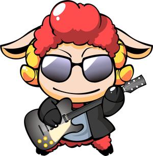 井神智志 (inouemoro)さんのロックテイストのある羊のイラスト（キャラクター）顔（頭）部分アップ希望への提案