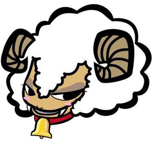 ふみ　アキラ (fumi-akira)さんのロックテイストのある羊のイラスト（キャラクター）顔（頭）部分アップ希望への提案
