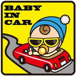 muckeyさんの車に貼る「Baby in CAR」又は「Kids in CAR」のオリジナルステッカーへの提案