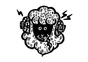 ミカワイカ (huaca)さんのロックテイストのある羊のイラスト（キャラクター）顔（頭）部分アップ希望への提案