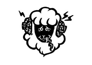 ミカワイカ (huaca)さんのロックテイストのある羊のイラスト（キャラクター）顔（頭）部分アップ希望への提案