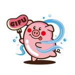 Ｄ-ｓｗｉｆｔ (d-swift)さんの豚をモチーフにした岐阜県産豚肉のロゴへの提案