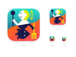 Product Icon Studio (Hiroki_N)さんのIphoneアプリ「表裏一体」アイコン作成への提案