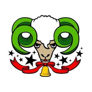 おおにしりえ (oyone)さんのロックテイストのある羊のイラスト（キャラクター）顔（頭）部分アップ希望への提案