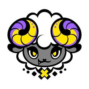 moyomogiさんのロックテイストのある羊のイラスト（キャラクター）顔（頭）部分アップ希望への提案