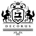 mmm design (mluna_m56)さんの直輸入オリジナルバッグ等を扱っているショップ「DECORUS（DON･NA SHOP）」のロゴ（紋章）への提案