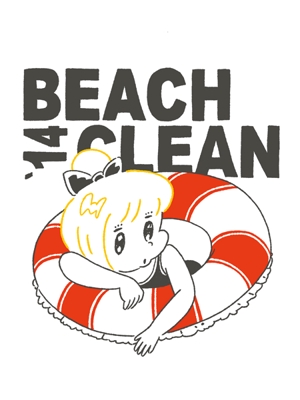 中ノハラ (yu_nakanohara)さんのJSAビーチクリーン2014 Ｔシャツデザインへの提案