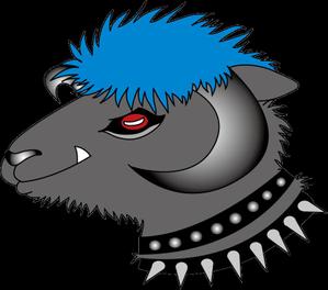 Lucifuge Rofocale (kiri666)さんのロックテイストのある羊のイラスト（キャラクター）顔（頭）部分アップ希望への提案