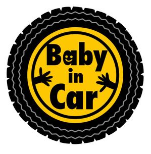 13inchi (13inchi)さんの車に貼る「Baby in CAR」又は「Kids in CAR」のオリジナルステッカーへの提案