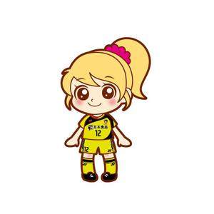 hatty3270さんのサッカー女子（女の子）のイラストへの提案