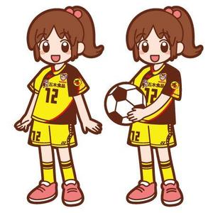 moyomogiさんのサッカー女子（女の子）のイラストへの提案