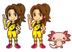 koutasworld  (koutasworld)さんのサッカー女子（女の子）のイラストへの提案
