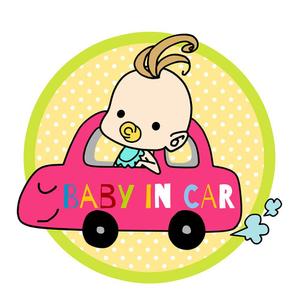 とげまる ()さんの車に貼る「Baby in CAR」又は「Kids in CAR」のオリジナルステッカーへの提案