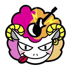 maro_nさんのロックテイストのある羊のイラスト（キャラクター）顔（頭）部分アップ希望への提案