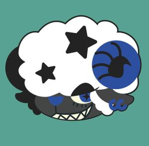 城 ()さんのロックテイストのある羊のイラスト（キャラクター）顔（頭）部分アップ希望への提案