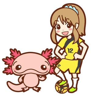 earlygirl (earlygirl)さんのサッカー女子（女の子）のイラストへの提案