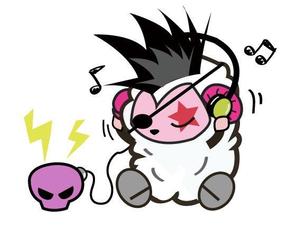 lefty-monster03さんのロックテイストのある羊のイラスト（キャラクター）顔（頭）部分アップ希望への提案