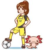 azumaya (azumayasan)さんのサッカー女子（女の子）のイラストへの提案